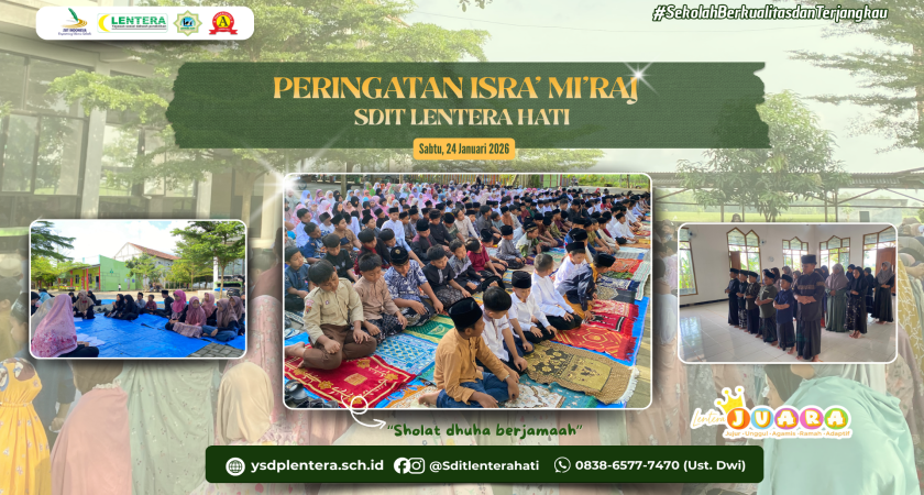 Peringatan Isra’ Mi’raj Nabi Muhammad SAW - SD IT Lentera Hati